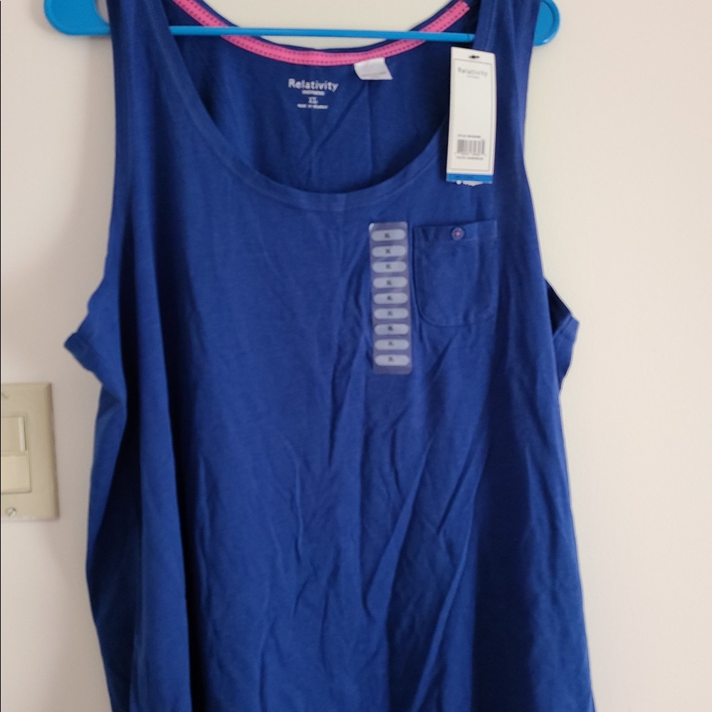 Relativity Blue Sleep Tank Top & Pants
